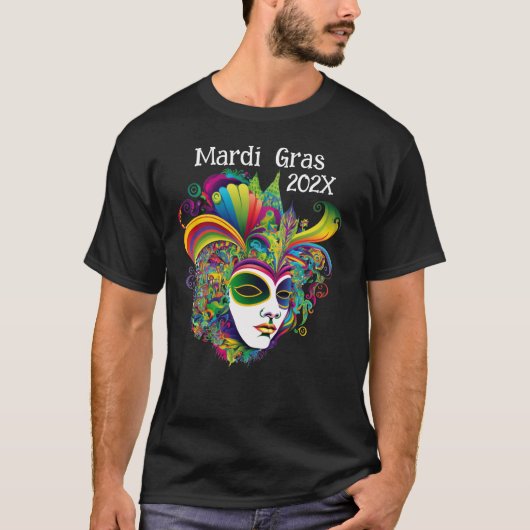 Mardi Gras Jaarlijks T-shirt (Voorkant)