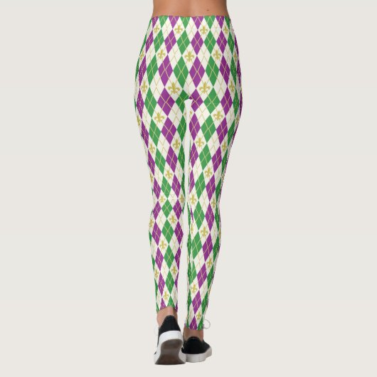 Mardi Gras Jacquard Leggings (Dos)