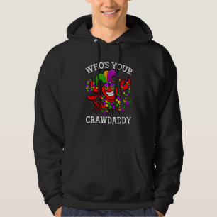 Mardi Gras, je Crawfish papa New Orleans C Hoodie