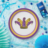 Mardi Gras Jester Pet Papieren Bordje (Feest)