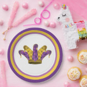 Mardi Gras Jester Pet Papieren Bordje (Feest)