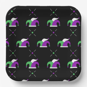 Mardi Gras Jester Pet Patroon Bord