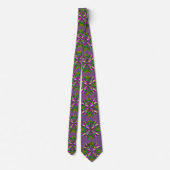 Mardi Gras Jewel Tones Paarse NeckTie Stropdas (Achterkant)