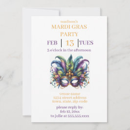 Mardi Gras Kaart