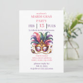 Mardi Gras Kaart (Staand voorkant)