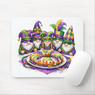 Mardi Gras Kabouterfeest Met Koningentaart Muismat