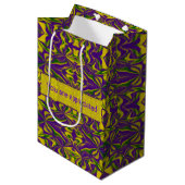 Mardi Gras Kaleidoscope Medium Cadeauzakje (Voorkant Gekanteld)