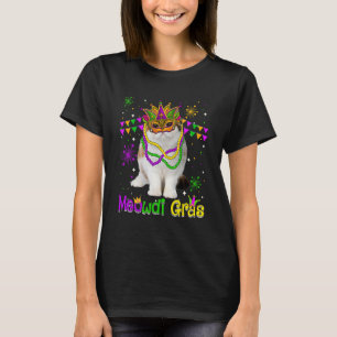 Mardi Gras Kat Cute Exotische Kortharige Kat Carna T-shirt