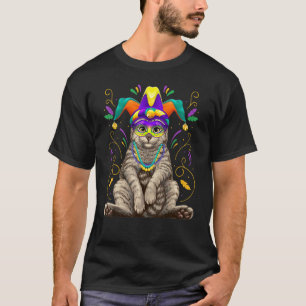 Mardi Gras Kat Nola New Orleans Louisiana Kat Kos T-shirt