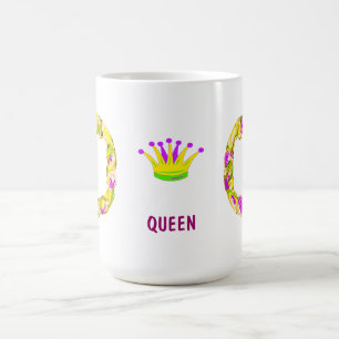 Mardi Gras King Cake Queen Koffiemok
