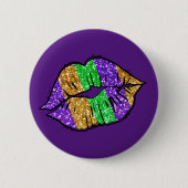 Mardi Gras Kiss Button (Voorkant)