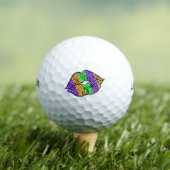 Mardi Gras Kiss Golf Balls Golfballen (Insitu Shirt)