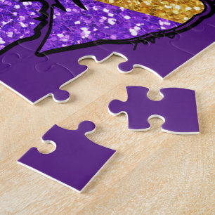 Mardi Gras Kiss Jigzaag Puzzle Legpuzzel