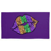 Mardi Gras Kiss Kussenslopen (Voorkant-Links)