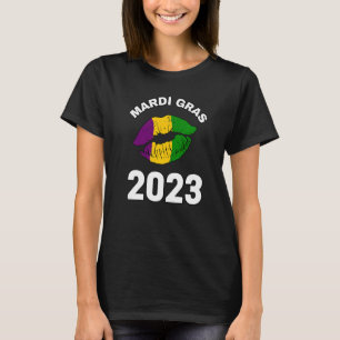 Mardi Gras Kiss Lips Lip Fat Dinsdag T-shirt