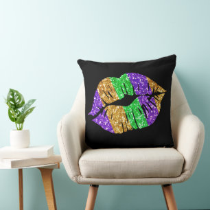 Mardi Gras Kiss Pillow Kussen