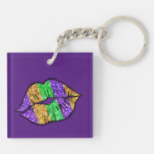 Mardi Gras Kiss Sleutelhanger (Achterkant)