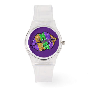 Mardi Gras Kiss Watch Horloge