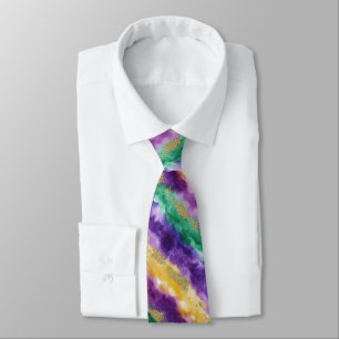 Mardi Gras Kleurpatroon Stropdas