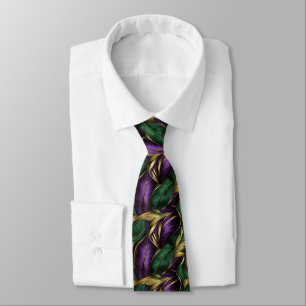 Mardi Gras Kleurpatroon Stropdas