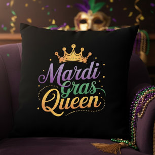 Mardi Gras Koningin Optocht Kostuum Feest Kussen