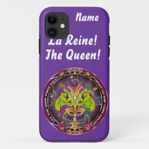 Mardi Gras Koningin Stijl 2 Bekijk Notities Alstub iPhone 11 Hoesje