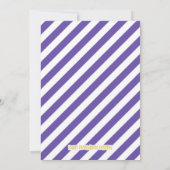 Mardi Gras Krewe Invitation d'anniversaire (Dos)