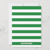 Mardi Gras Krewe Invitation du deuxième anniversai (Dos)