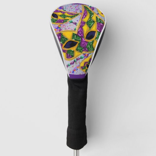 MARDI GRAS-KUNST GOLFHEADCOVER (Voorkant)