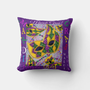 MARDI GRAS-KUNST KUSSEN