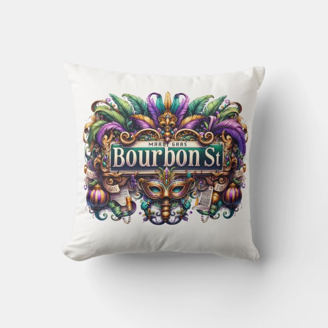 Mardi Gras Kussen (Voorkant)