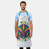 Mardi Gras Laat de goede tijden rollen Schort (Gedragen)