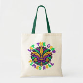 Mardi Gras Laat de goede tijden rollen Tote Bag (Voorkant)
