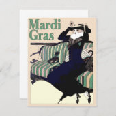 Mardi Gras Lady (Voorkant / Achterkant)