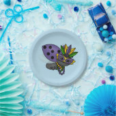 Mardi Gras Ladybug Papieren Bordje (Feest)