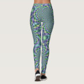 Mardi Gras Leggings Gold Black Purple Green (Dos)