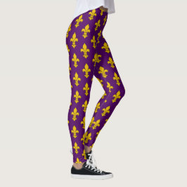 Mardi Gras Leggings Yoga Aangepaste kleur