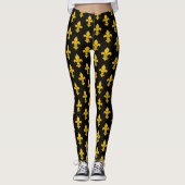 Mardi Gras Leggings Yoga Aangepaste kleur (Voorkant)