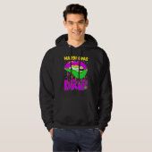 Mardi Gras lips Hoodie (Voorkant volledig)