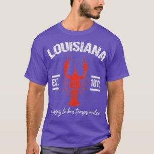 Mardi Gras Louisiana Crawfish New Orleans Mannen W T-shirt