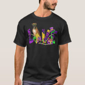Mardi Gras Love Festival Leopard Boxer Dog T-shirt (Voorkant)