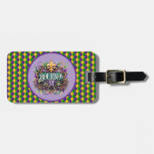 Mardi Gras Luggage Tag Bagagelabel (Voorkant horizontaal)