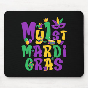 Mardi Gras maakt deel uit van mijn eerste mardi gr Muismat