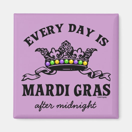 Mardi Gras Magneet (Voorkant)