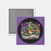Mardi Gras-magneet Magneet (Voorkant / Achterkant)