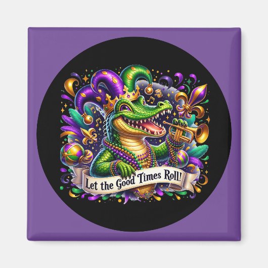 Mardi Gras-magneet Magneet (Voorkant)