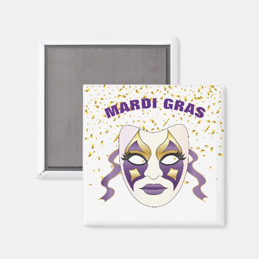 Mardi Gras Magnet (Recto/Verso)