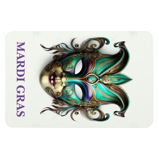 Mardi Gras Magnet (Horizontal)