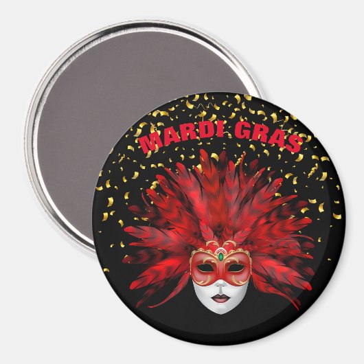 Mardi Gras Magnet (Recto/Verso)