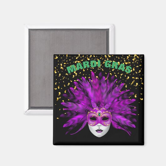 Mardi Gras Magnet (Recto/Verso)